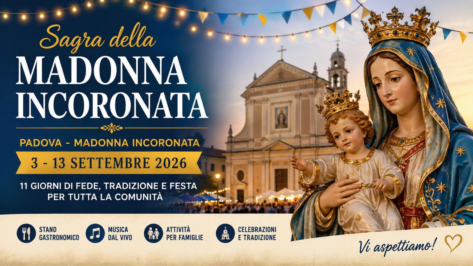 Sagra della Madonna Incoronata a Padova 2026