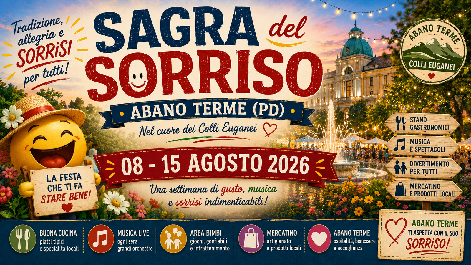 Sagra del Sorriso a Abano Terme 2026