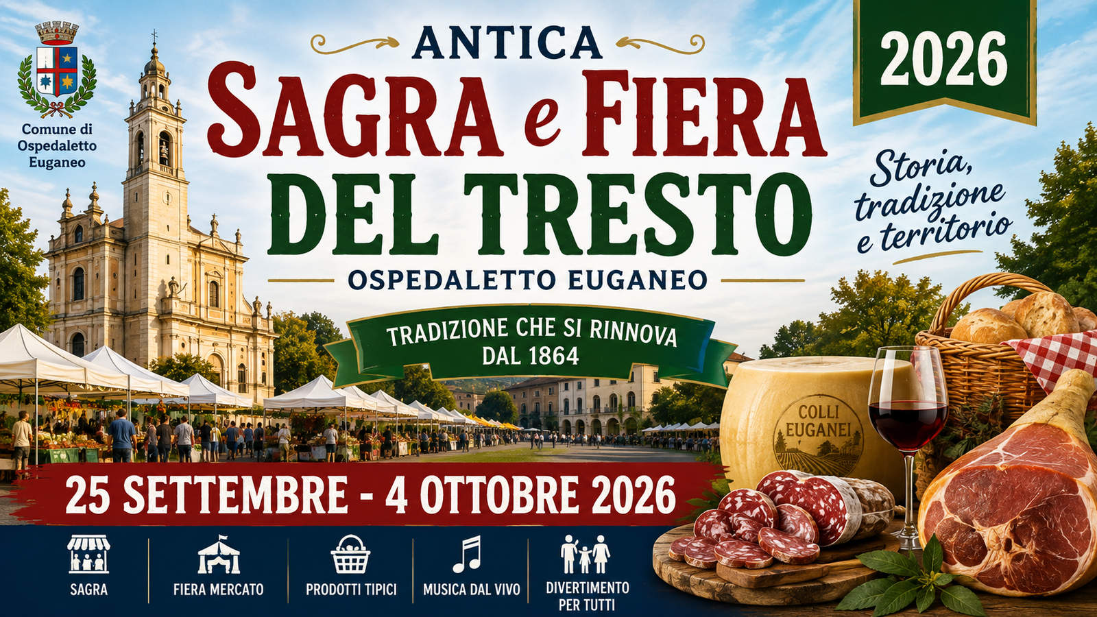 Antica Sagra e Fiera del Tresto a Ospedaletto Euganeo 2026
