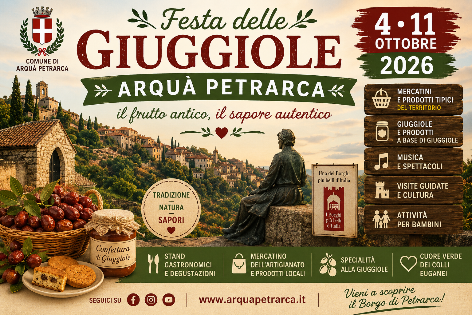 46ª Festa delle Giuggiole a Arquà Petrarca 2026