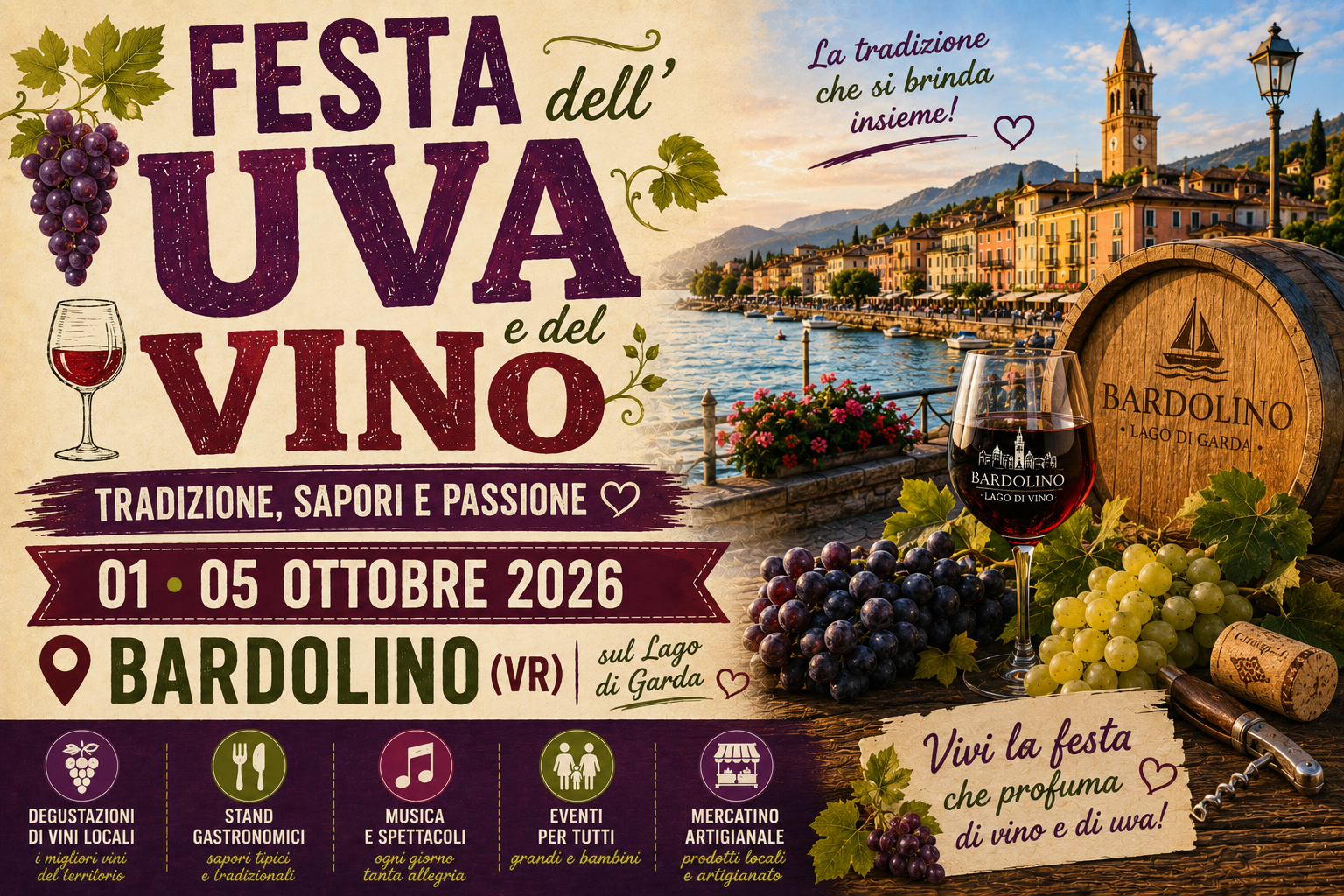 Festa dell'Uva e del Vino Bardolino 2026