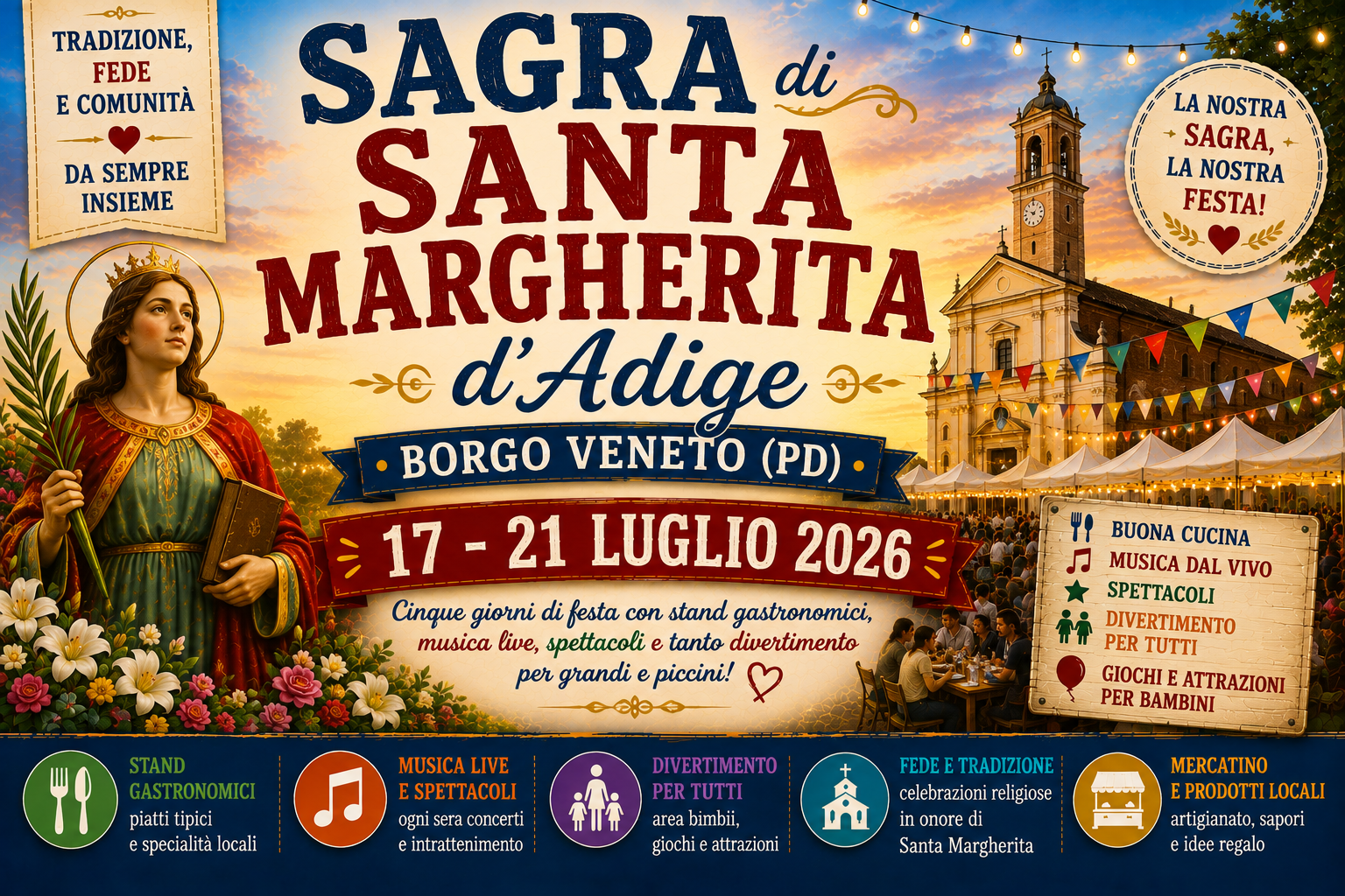 Sagra di Santa Margherita d'Adige a Borgo Veneto 2026