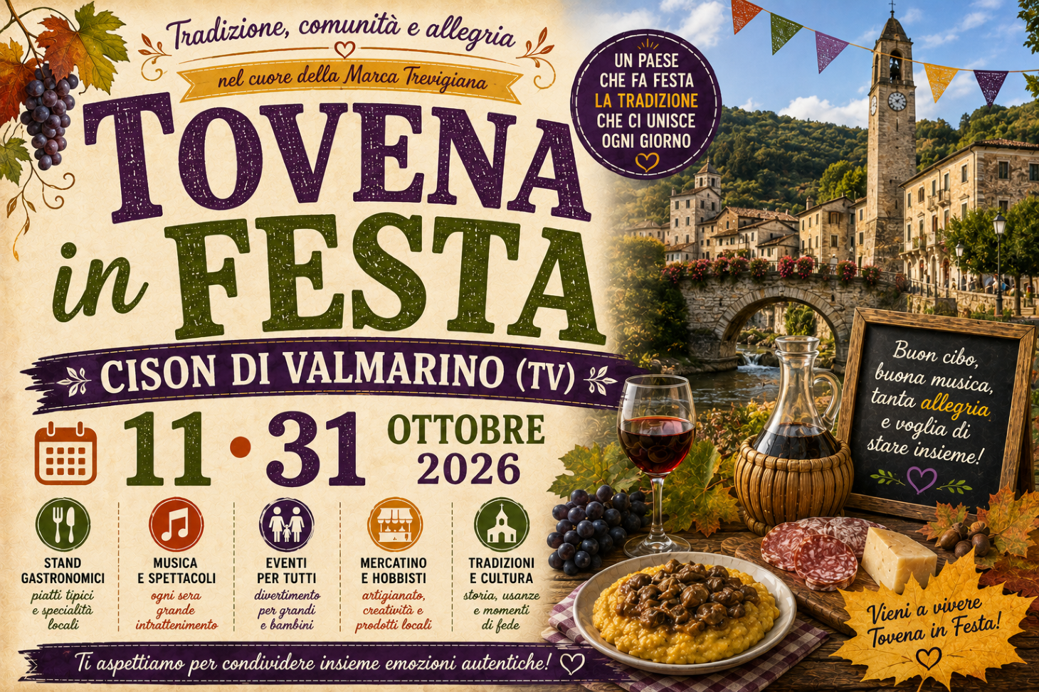 Tovena in Festa a Cison di Valmarino 2026
