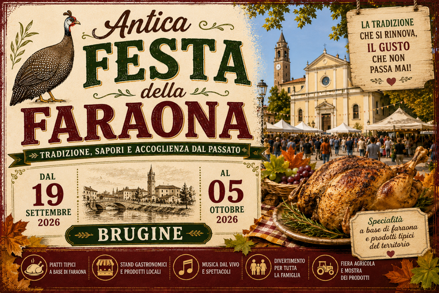Antica Festa della Faraona a Brugine 2026