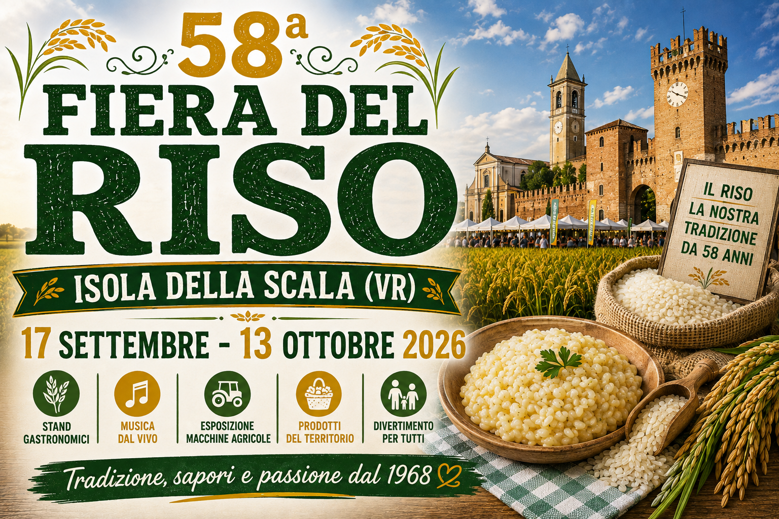 58ª Fiera del Riso a Isola della Scala 2026