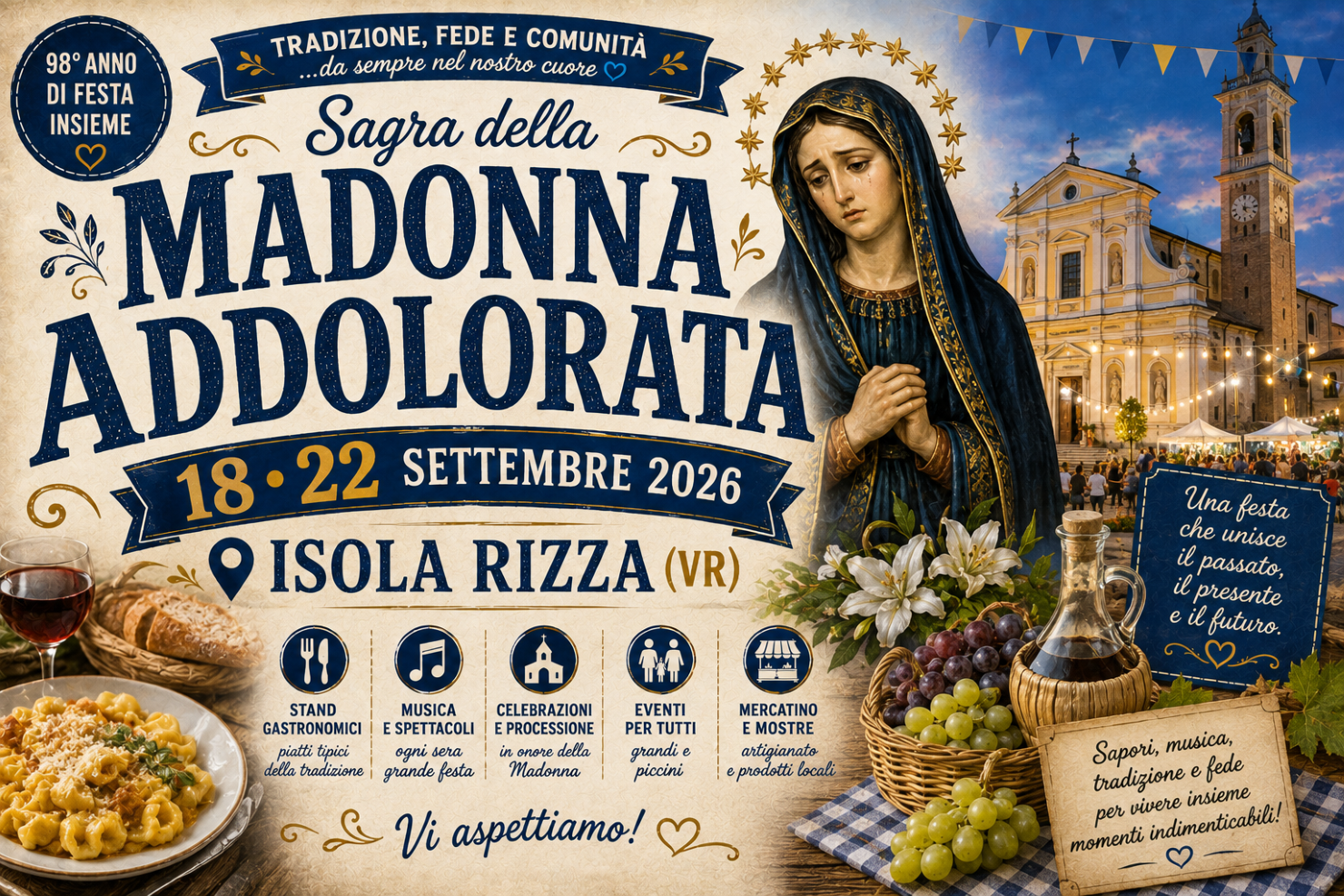 Sagra della Madonna Addolorata a Isola Rizza 2026