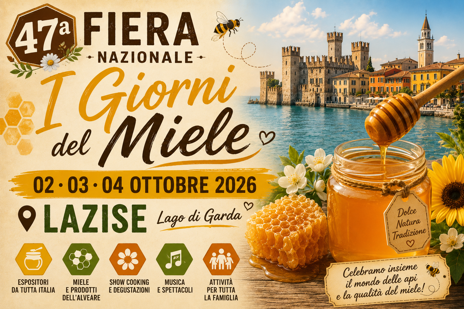 47ª Fiera Nazionale I Giorni del Miele a Lazise 2026