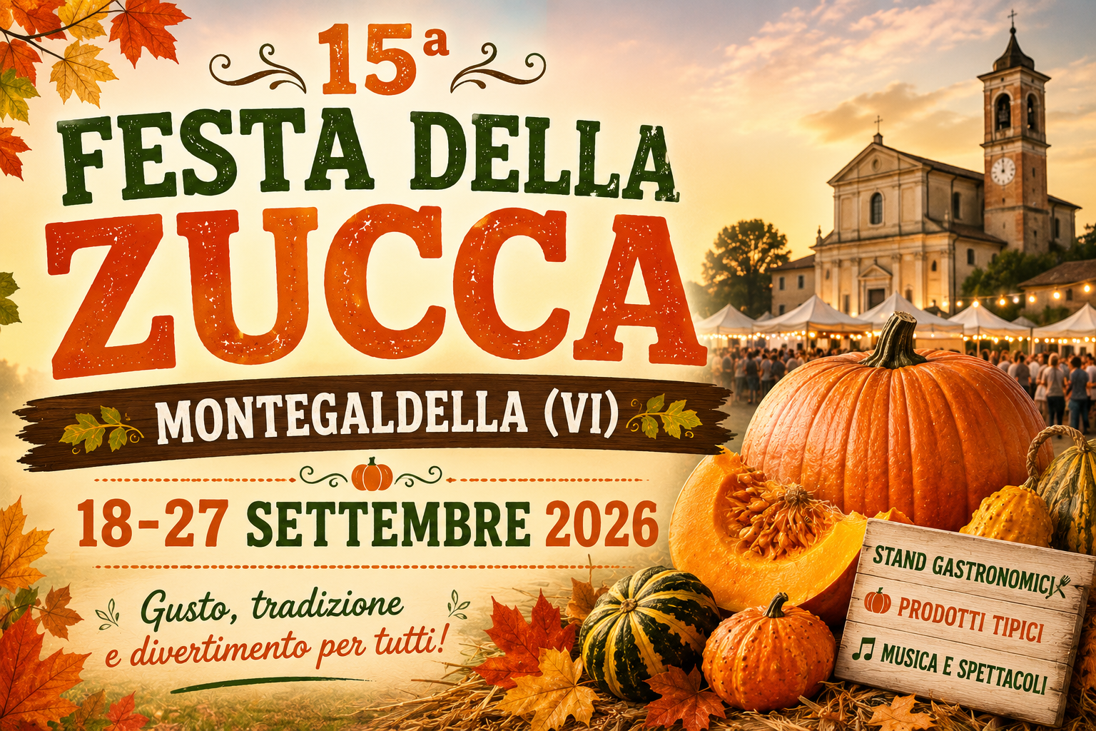 15ª Festa della Zucca a Montegaldella 2026