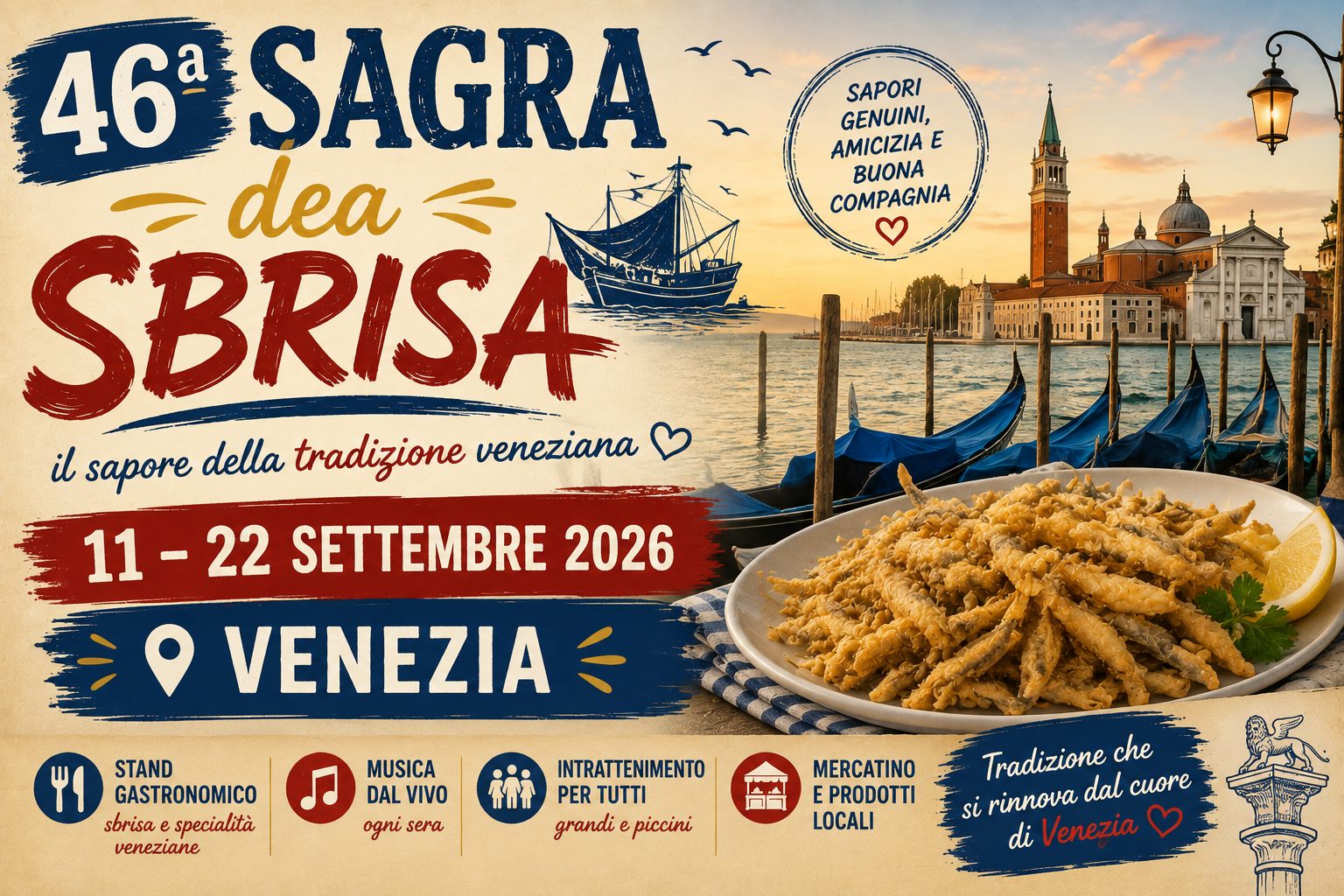 46ª Sagra dea Sbrisa a Venezia 2026