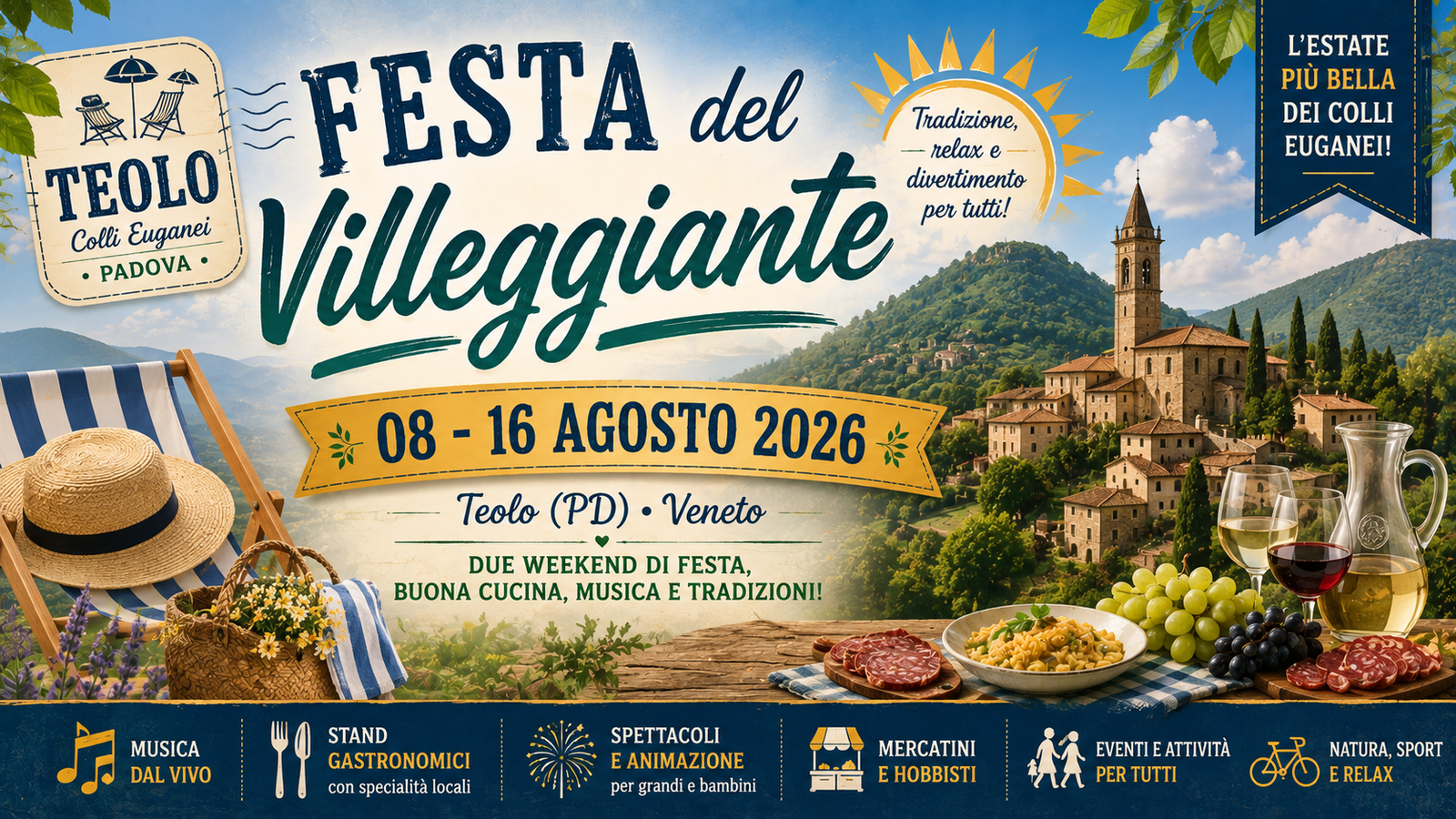 Festa del Villeggiante a Teolo 2026