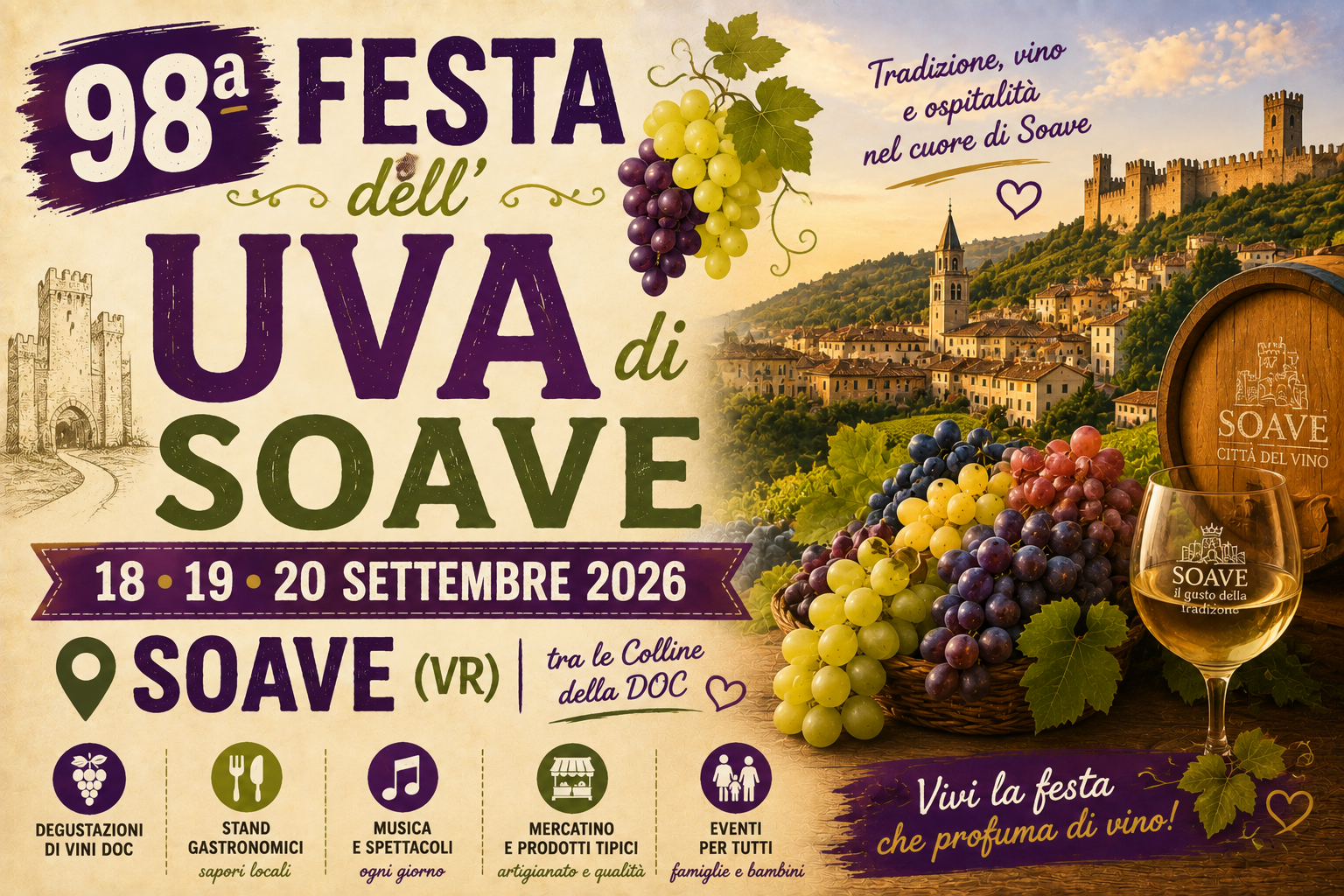 98ª Festa dell'Uva di Soave 2026