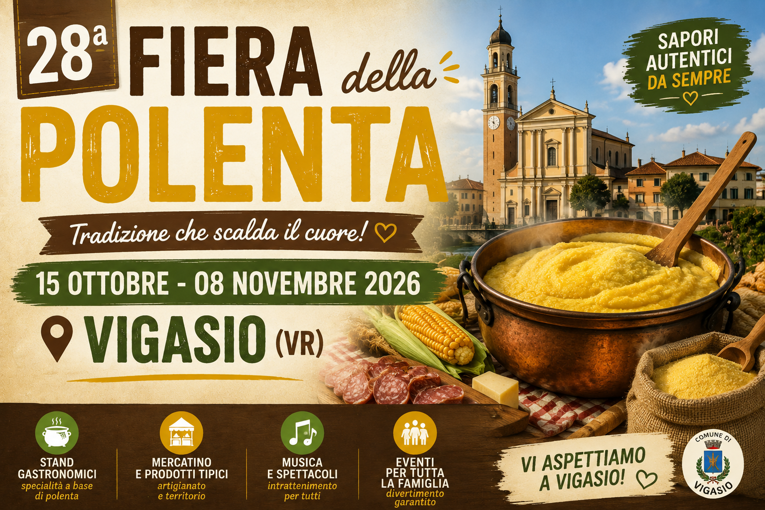 28ª Fiera della Polenta a Vigasio 2026