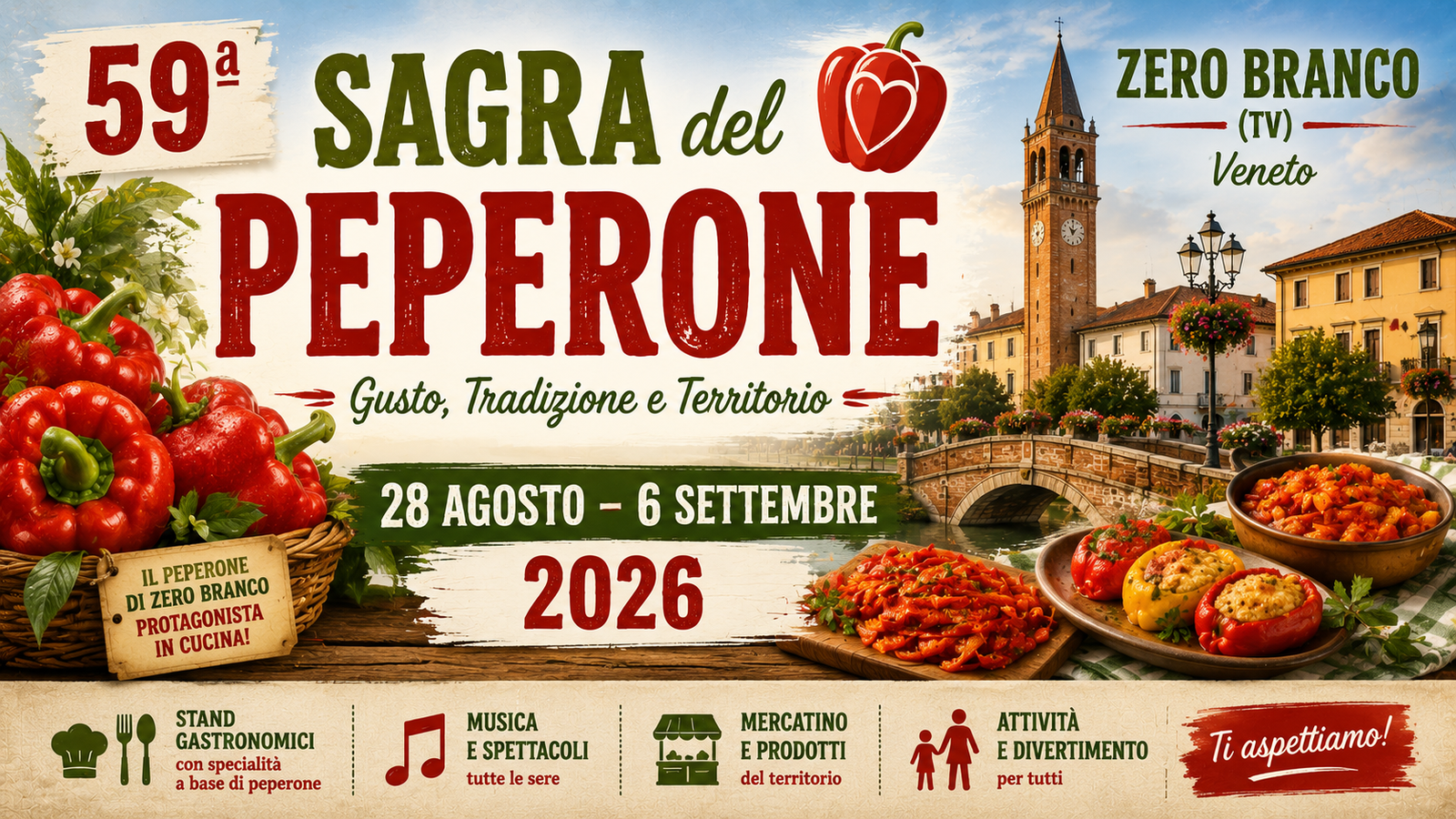 59ª Sagra del Peperone a Zero Branco 2026