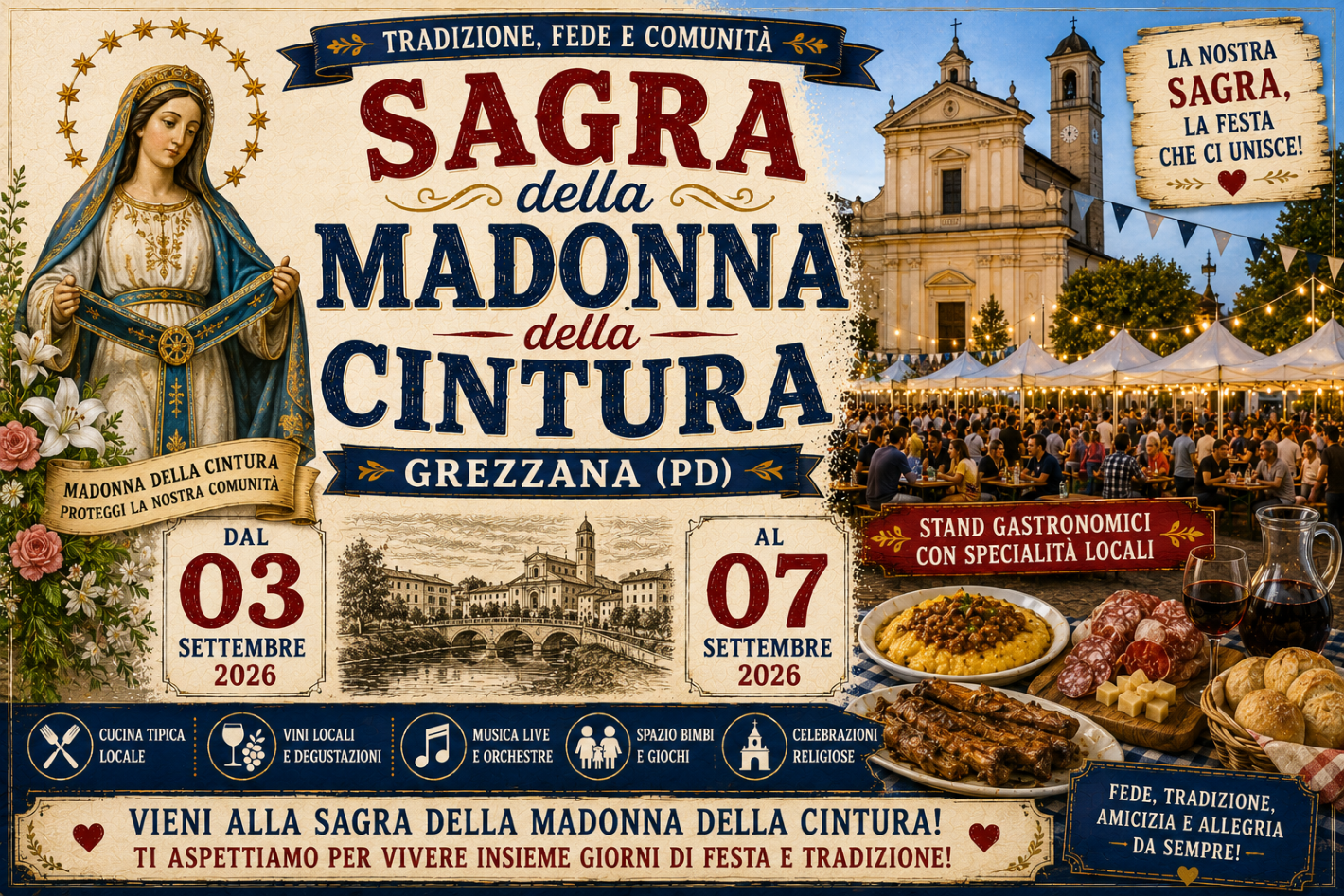 Sagra della Madonna della Cintura a Grezzana 2026
