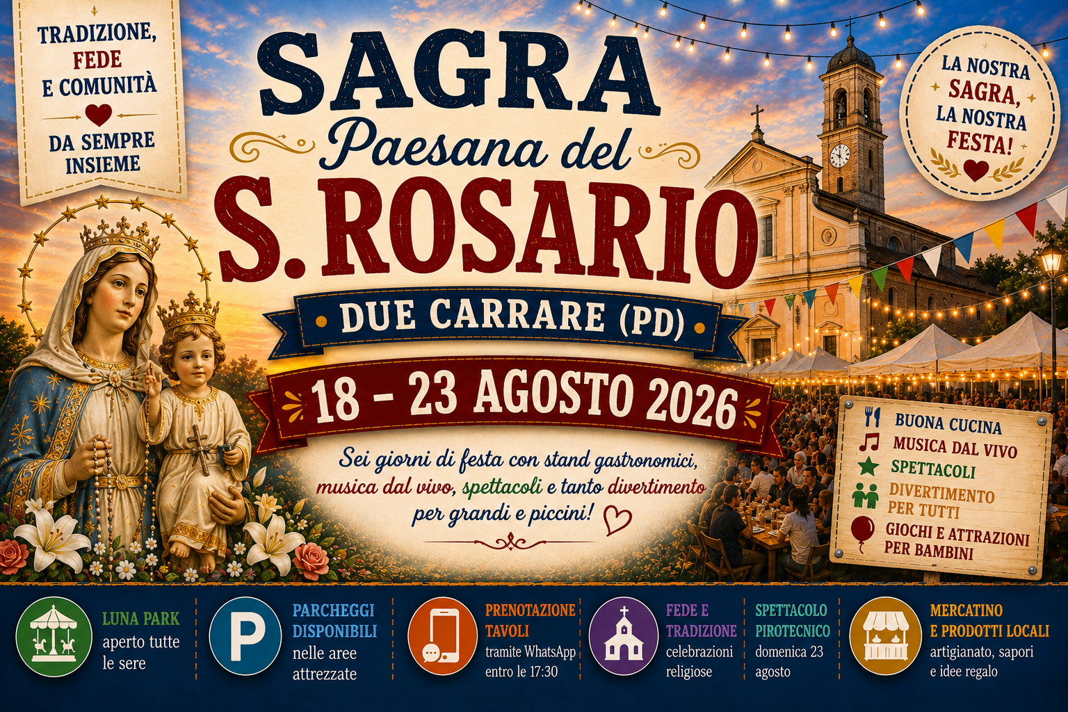 Sagra Paesana del S. Rosario a Due Carrare 2027