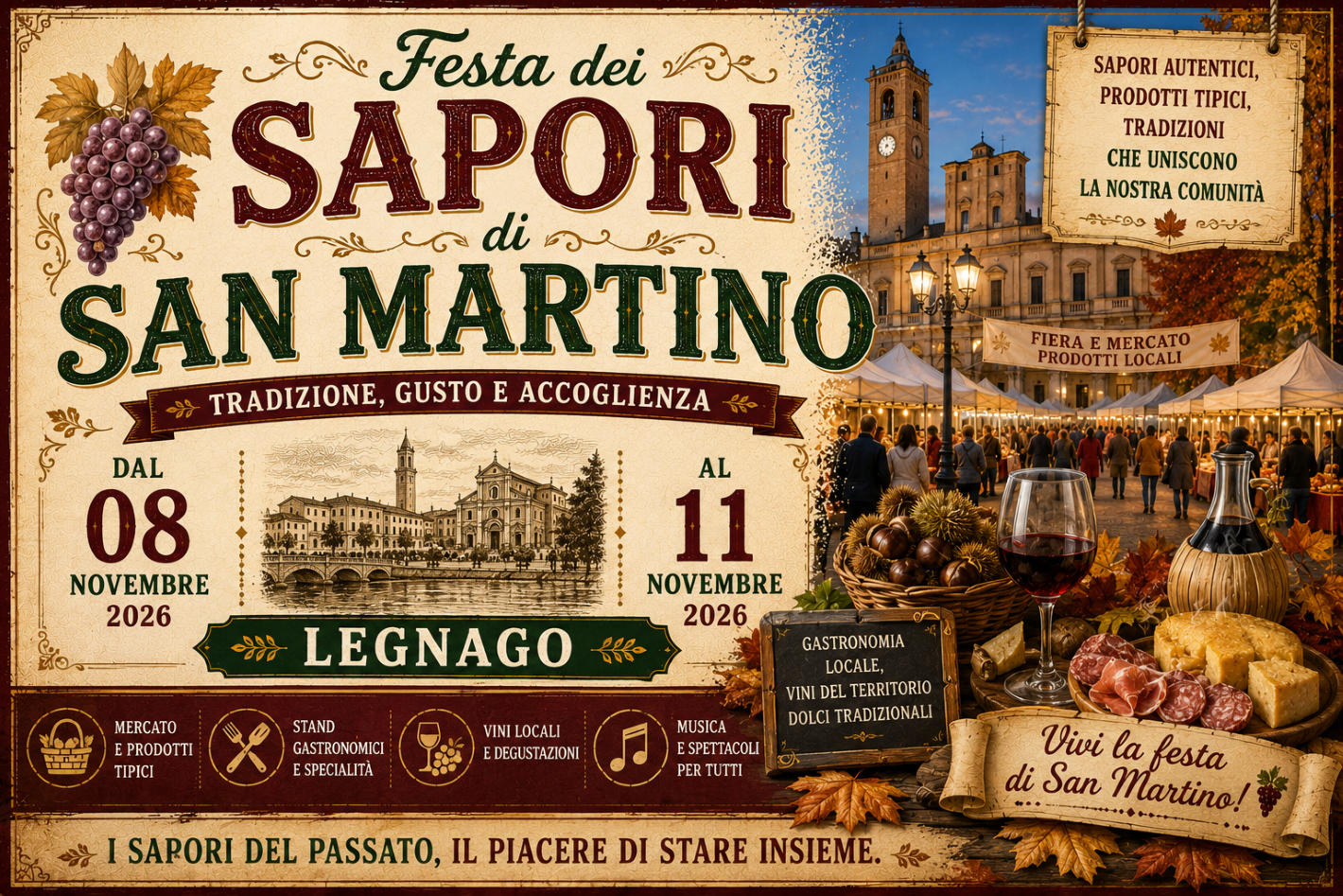 Festa dei Sapori di San Martino a Legnago 2026