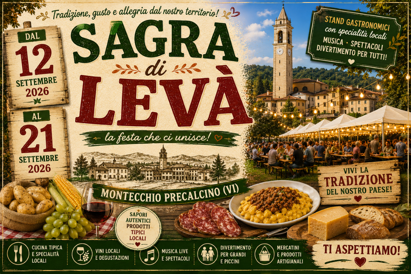 Sagra di Levà a Montecchio Precalcino 2026
