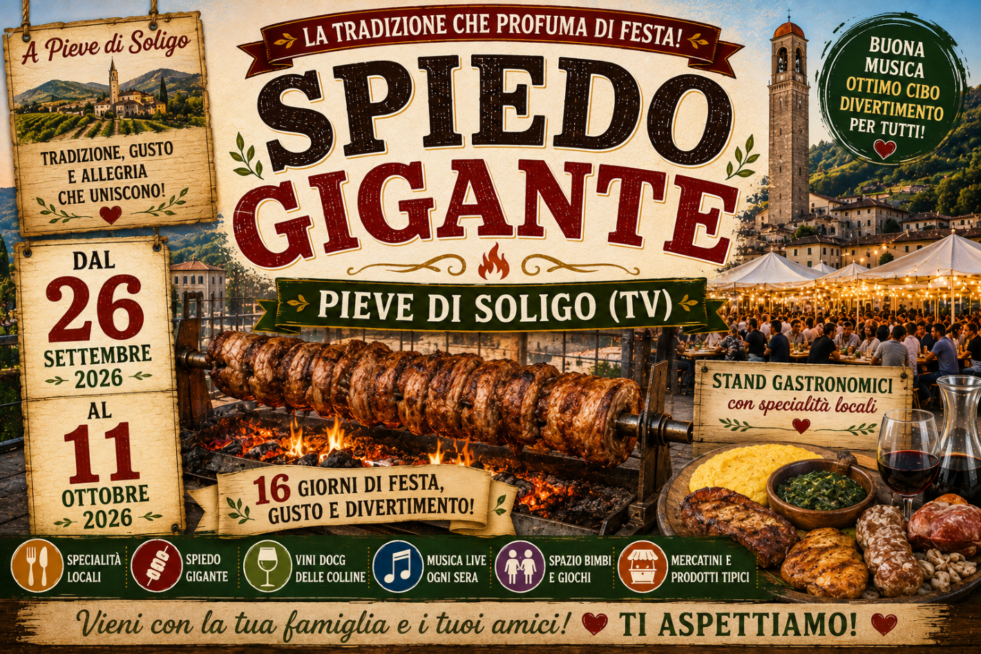 Spiedo Gigante a Pieve di Soligo 2026