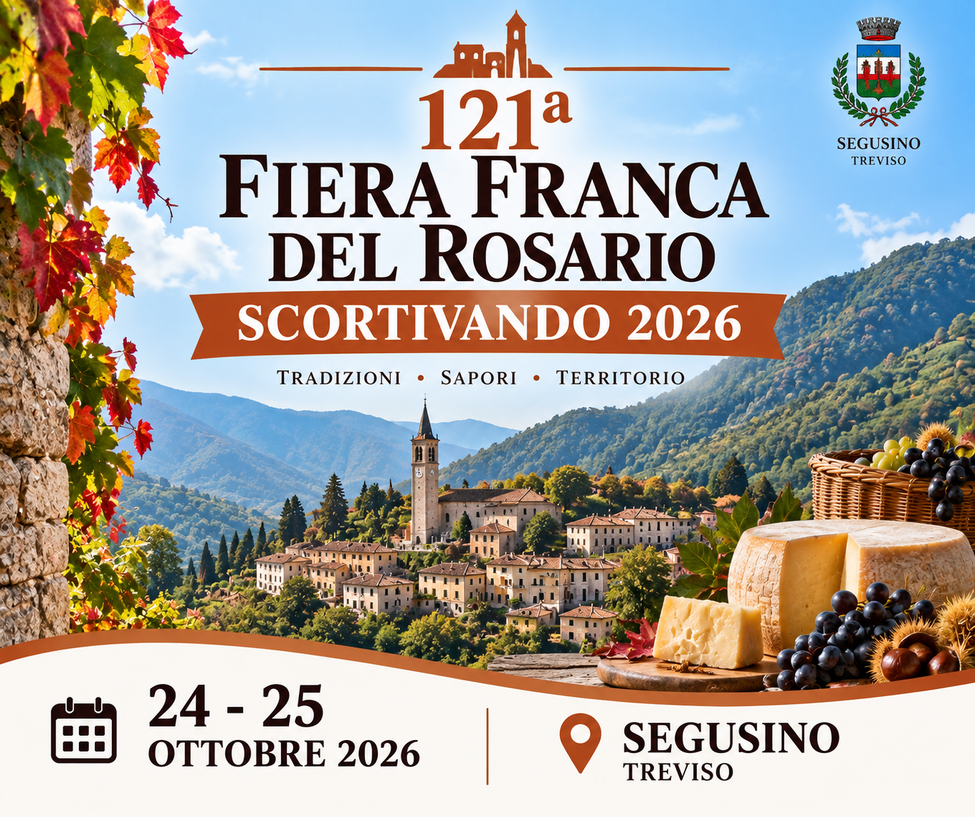121ª Fiera Franca del Rosario - Scortivando 2026 a Segusino