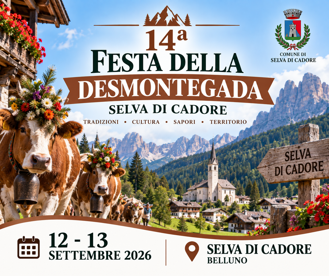 14ª Festa della Desmontegada a Selva di Cadore 2026