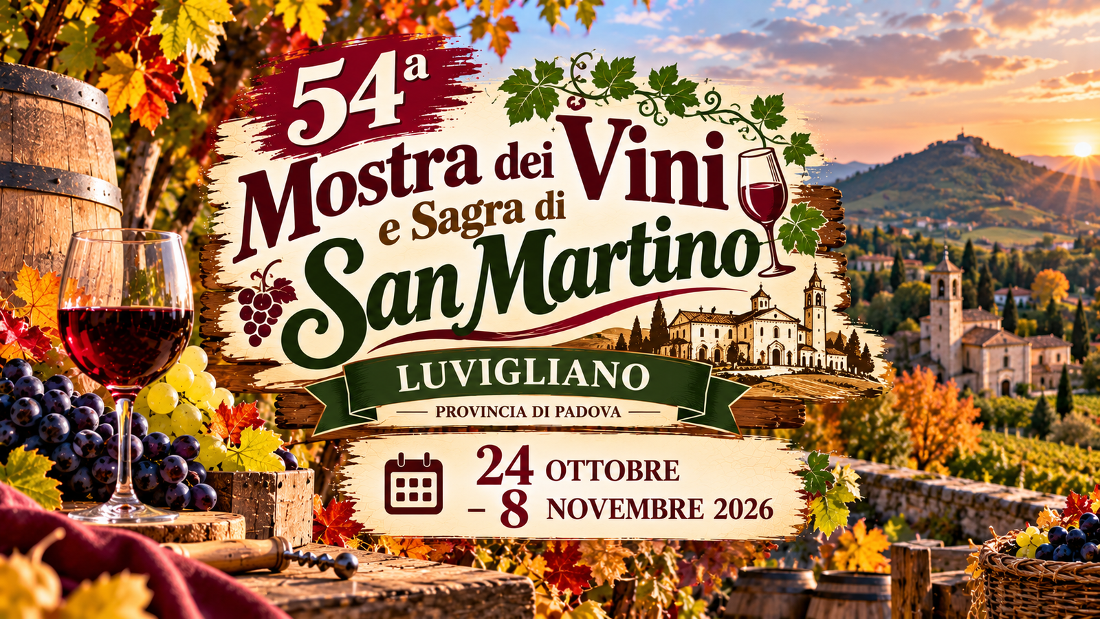 Mostra dei Vini e Sagra di San Martino a Torreglia 2026