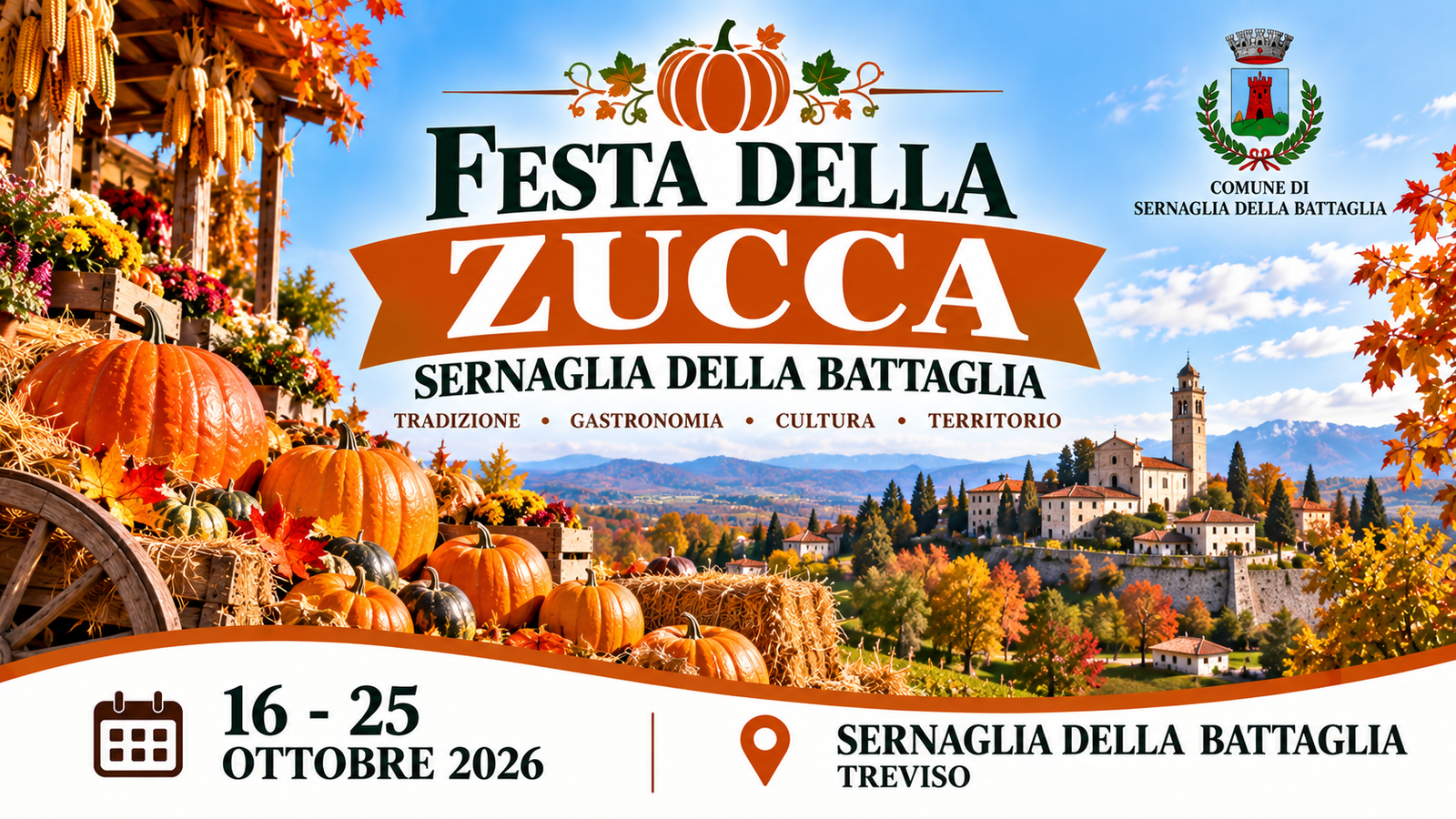 Festa della Zucca 2026 a Sernaglia della Battaglia