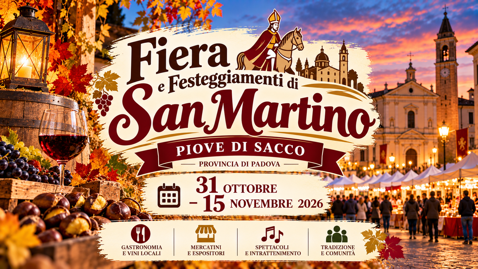 Fiera e Festeggiamenti di San Martino a Piove di Sacco 2026