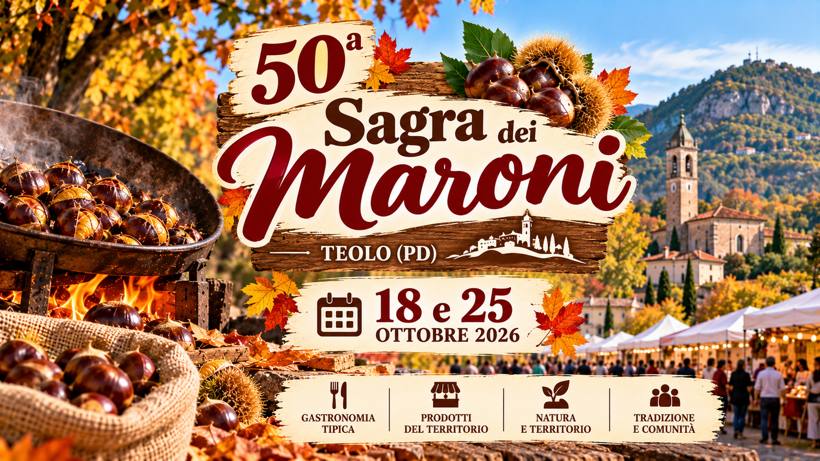 50ª Sagra dei Maroni a Teolo 2026